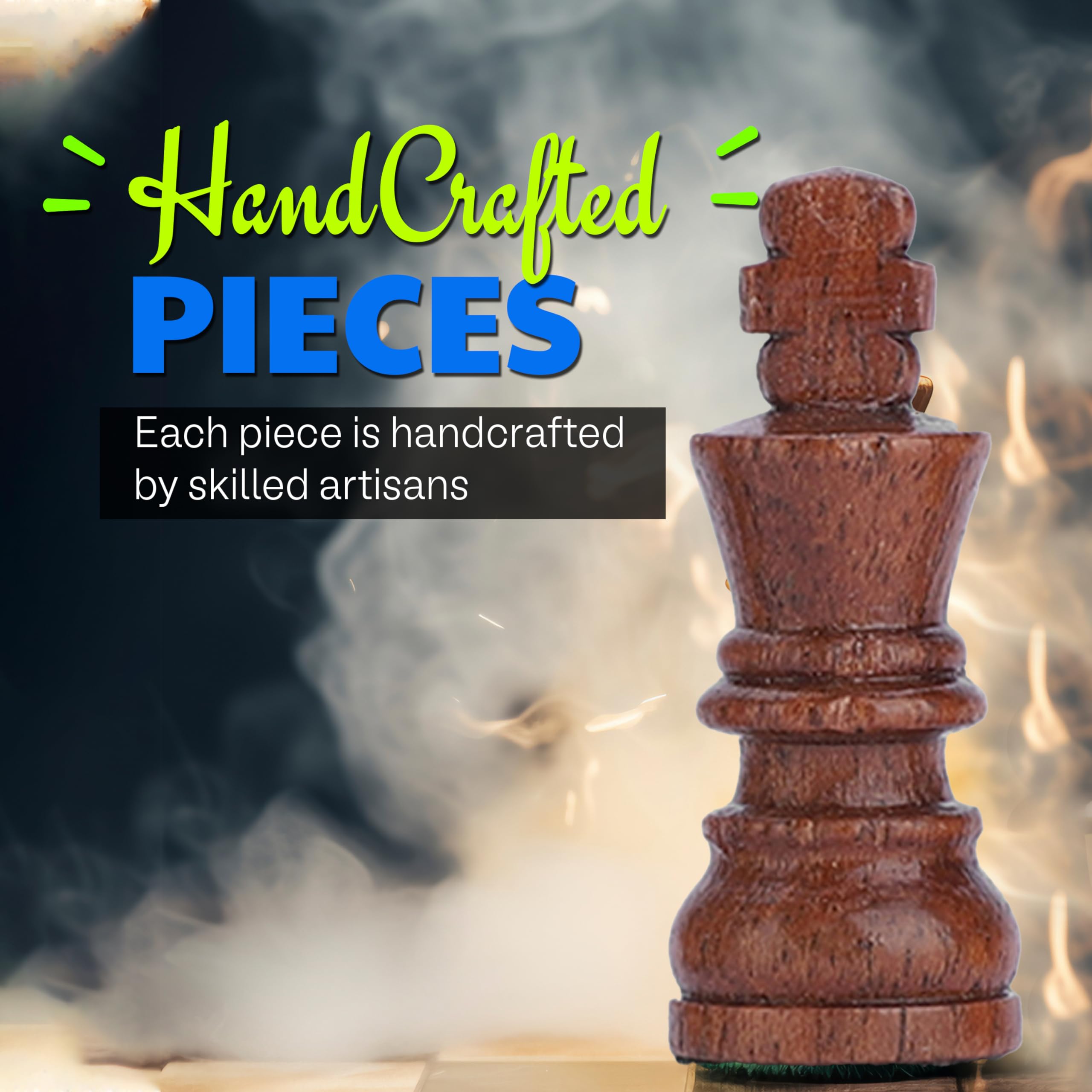 Ajuny lightweight travel chess set ideal for trips and family nights