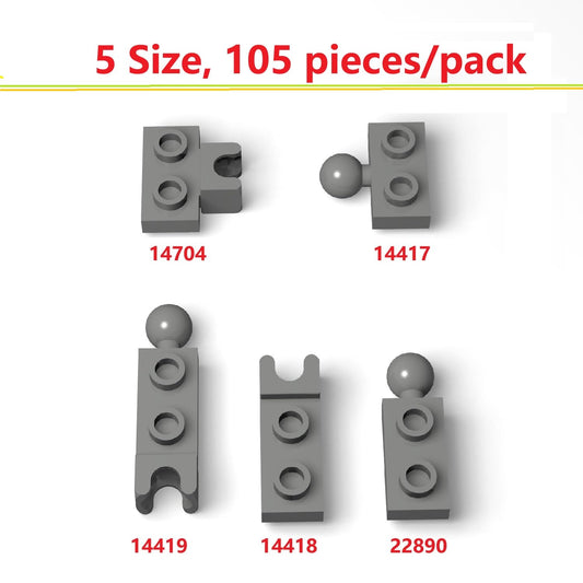Ajuzolu classic building parts ball joints set supports five sizes for MOC.