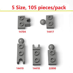 Ajuzolu classic building parts ball joints set supports five sizes for MOC.