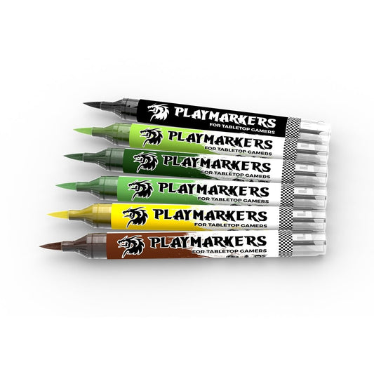 AK Interactive Playmarkers Orcs & Goblins green tones for blended shading