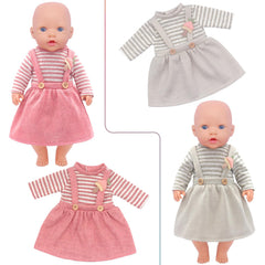AK KYC 14-18 inch doll long sleeve dresses for versatile styling