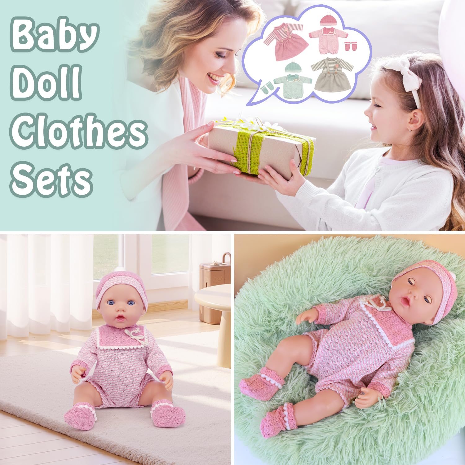 AK KYC soft non-toxic doll clothes safe for kids' play