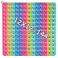 AK-SHIP 12x12 multiplication bubble toy boosts hands on math practice