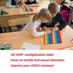 AK-SHIP big-size 24x24 cm table for collaborative math play