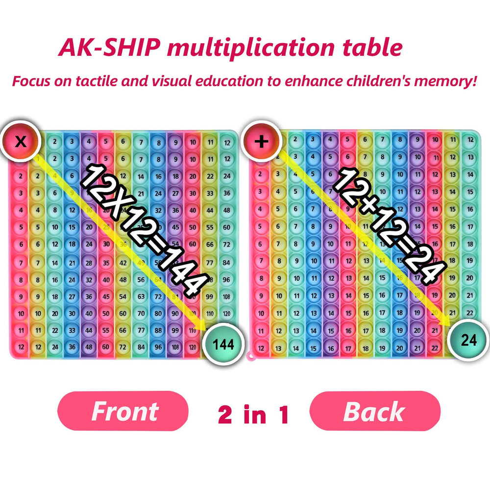 AK-SHIP bubble pop surface provides stress relief through tactile play