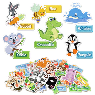 AKAYOK felt animals with storage pouch; bright figures for storytelling and learning through play.