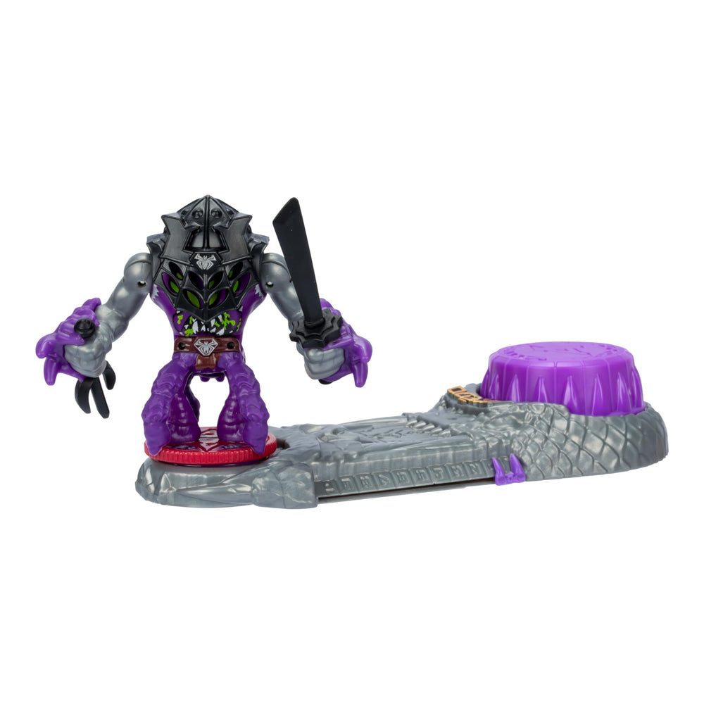 Akedo Web Weaver figure front view ready for action battles.