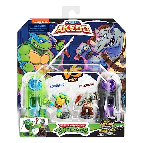 Akedo Legends TMNT Leonardo with dual katana action highlights