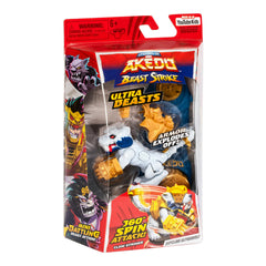 Akedo Legends Ultra Beast front pack view to inspire collection