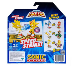 Collectible display scene featuring Sonic characters for play and display