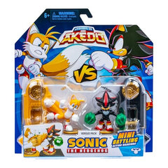 Akedo Sonic Versus Pack front view packaging highlights compact 2.25-inch figures
