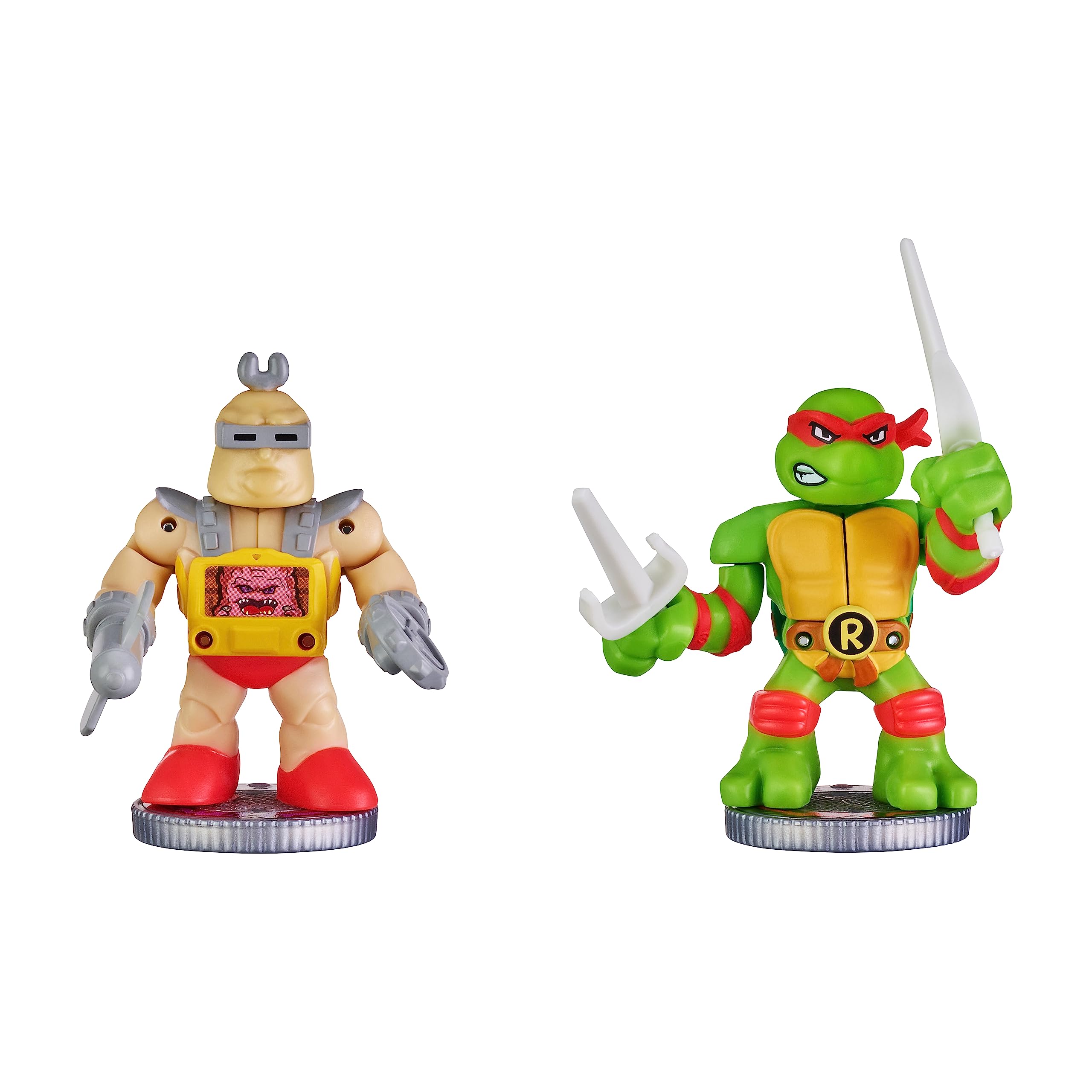 Raphael detail shows high kick and katana action