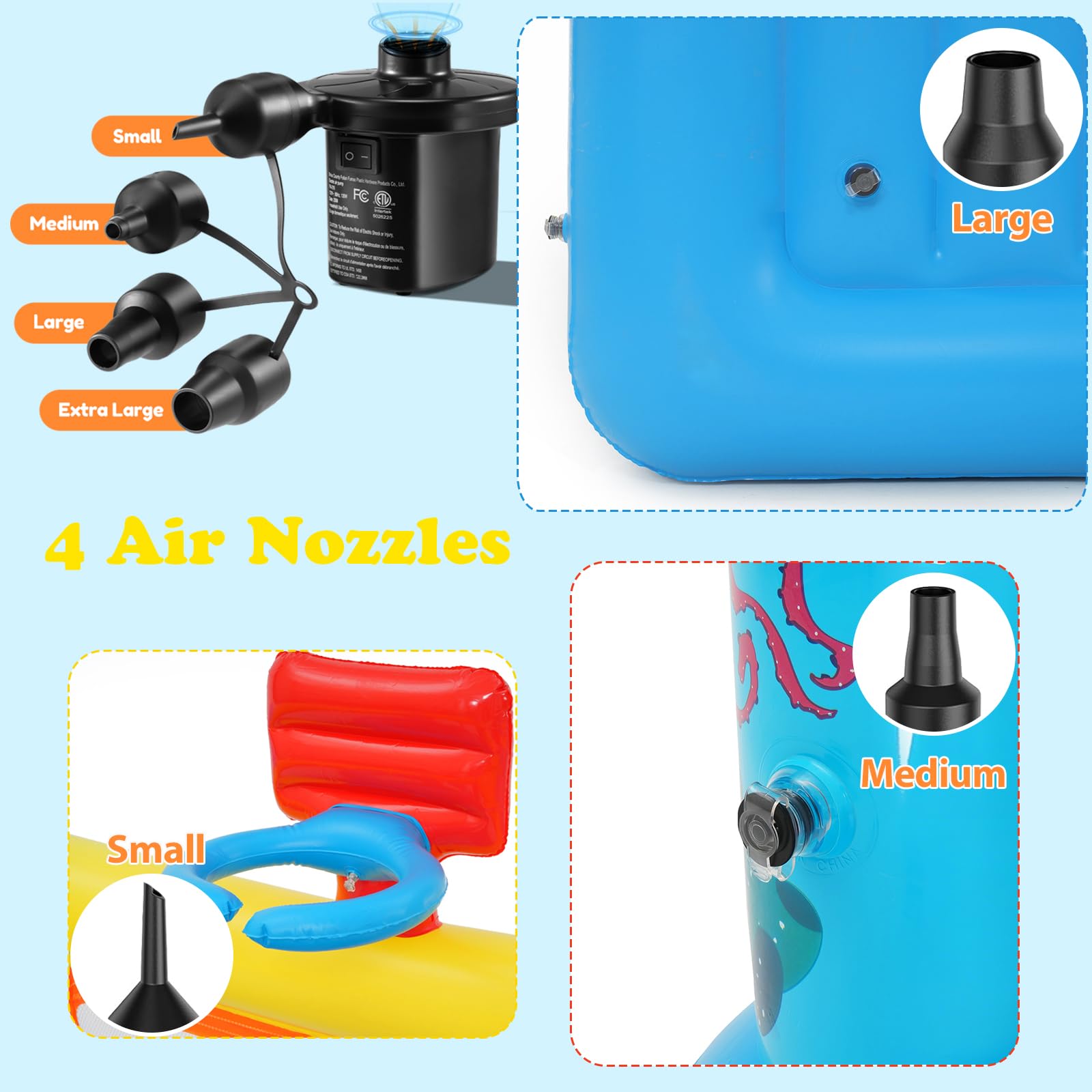 AKEYDIY bounce house for outdoor backyard family fun.