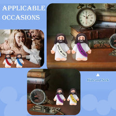 AKFAHOIF compact size mini Jesus figures for baskets and eggs