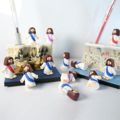 AKFAHOIF Easter egg fillers featuring safe PVC figures for decorative surprises.