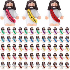 AKFAHOIF Little Jesus figures 60pcs bulk pack for Easter egg hunts and decor