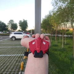 Red AKLOPE Spider Web Launcher suited for parties and cosplay
