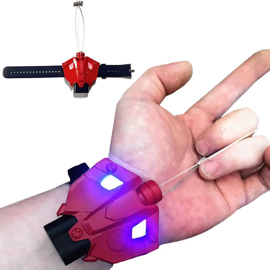 AKLOPE Spider Web Launcher on the wrist with adjustable fit for comfort