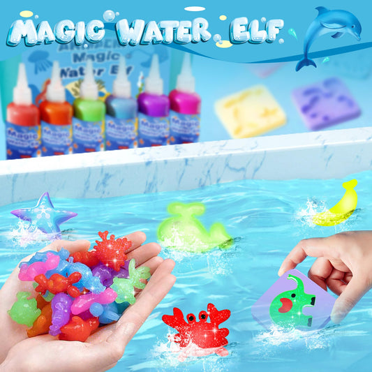 AKMADM Aqua gel in 12 colors ready for vibrant toy creations.