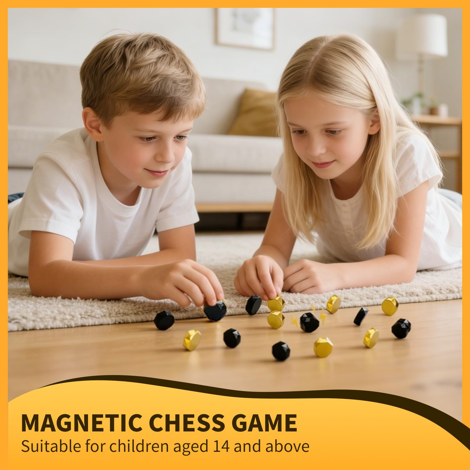 Aknzlmed magnetic pieces closeup showing satisfying clicks