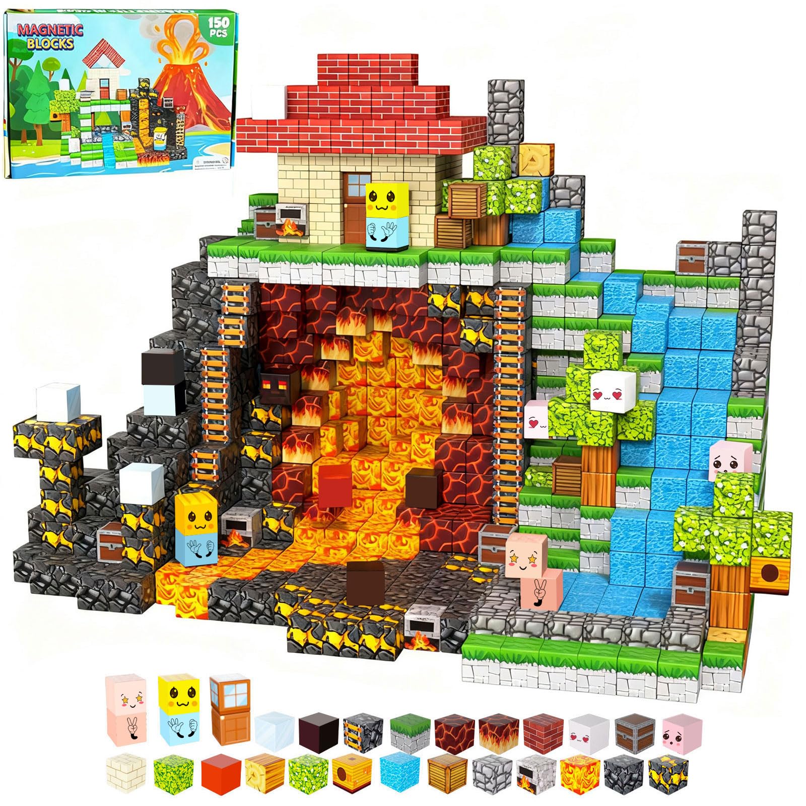 AKUTAIN Easter blocks rich collection for open-ended play and creative building.