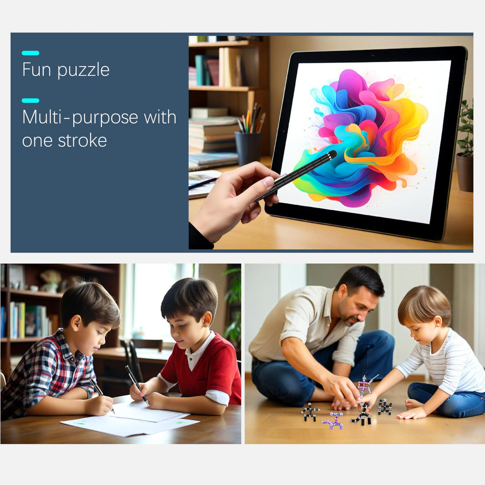 AKUTAIN Fidget Pen writing and forming shapes for ideas and sketches