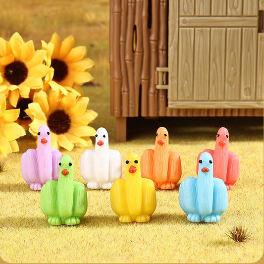 AKV tiny resin ducks on car dashboard for a playful mood