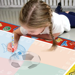 Alago Aqua Coloring Mat uses water; colors fade between uses.