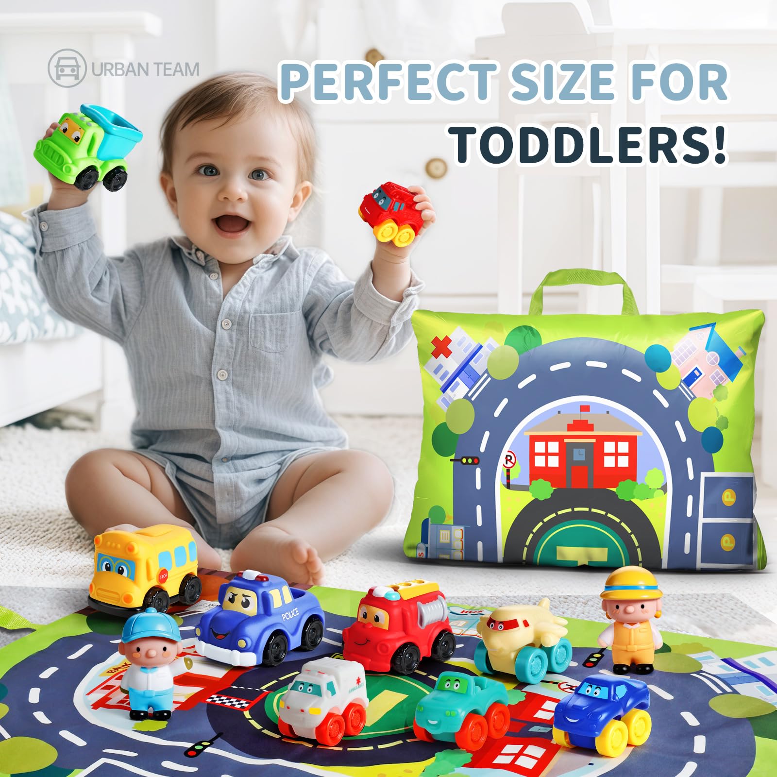 ALASOU durable soft-rounded design keeps little hands safe during play