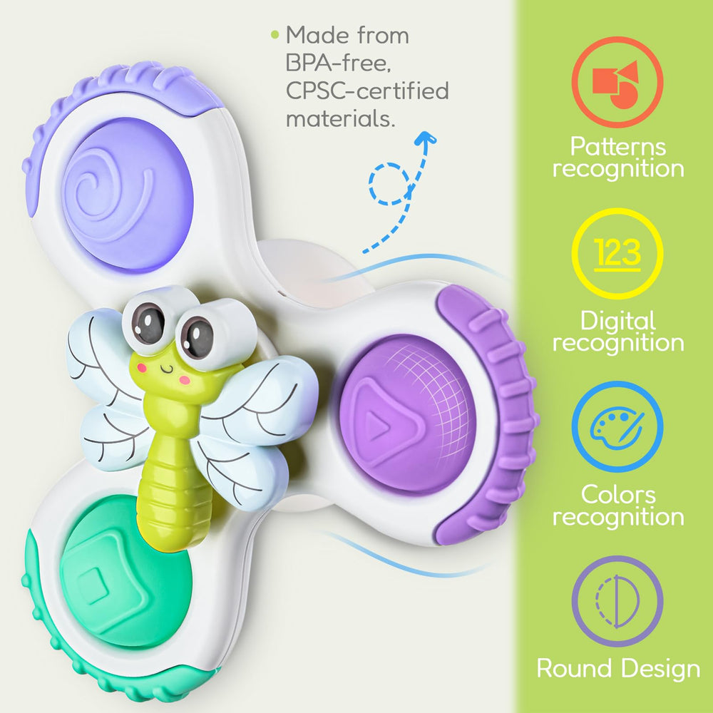 ALASOU gift-ready toddler spinner suitable for birthdays.