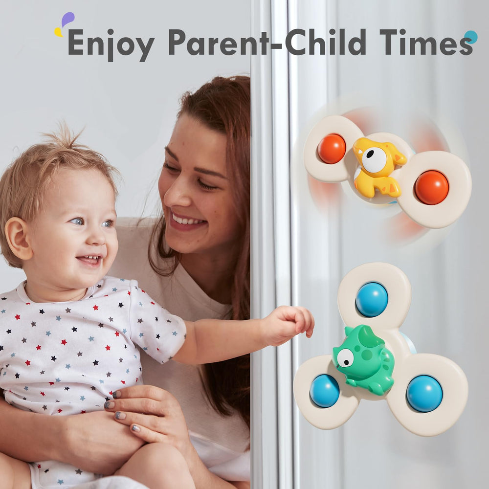 ALASOU fast-spin top encourages little hands to twist and learn
