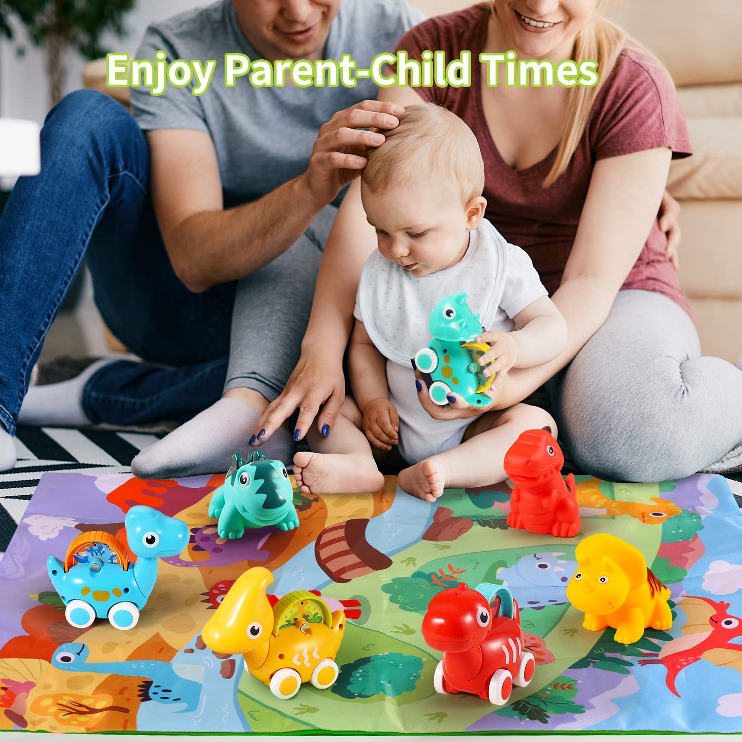 ALASOU 8-piece set for toddlers offers colorful, safe, engaging playtime.