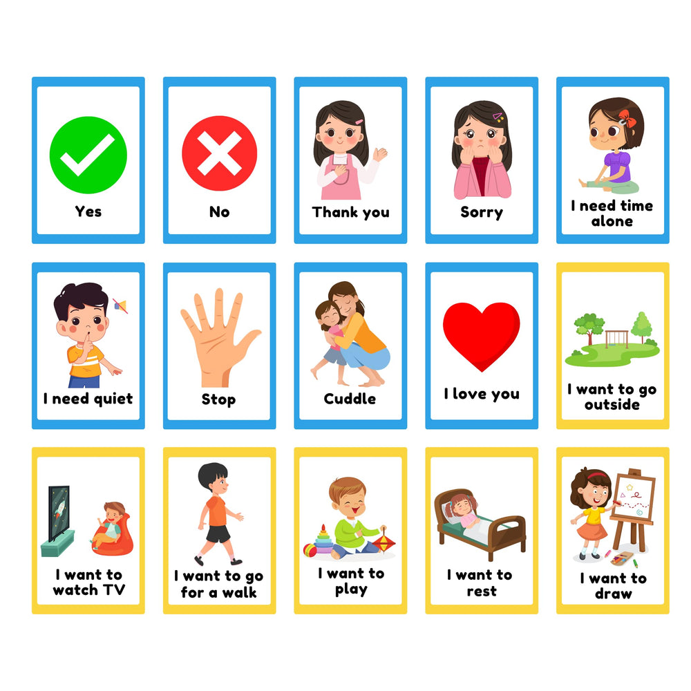 Albidaya home use cards aid family interactions and independence.