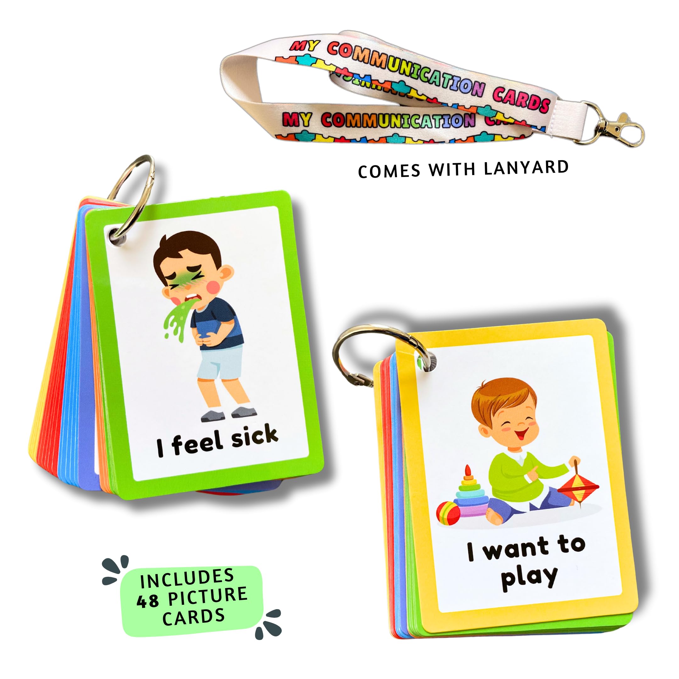 Albidaya Communication Cards for needs and requests support clear classroom communication.