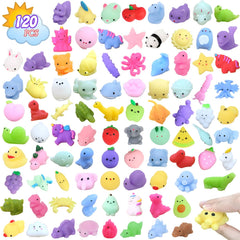 Albiuev 120pcs mochi squishies bulk for sensory play and party favors
