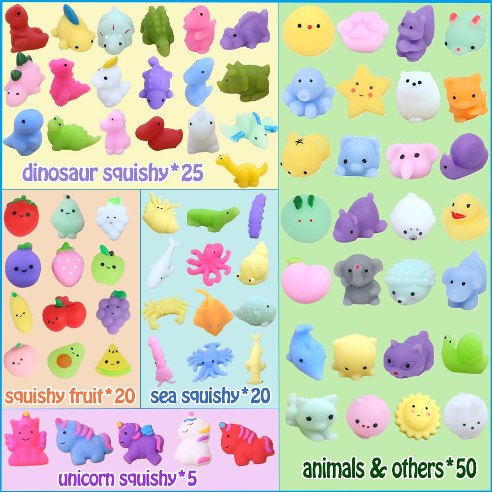 Albiuev kawaii squishy toys variety pack for stress relief and fun
