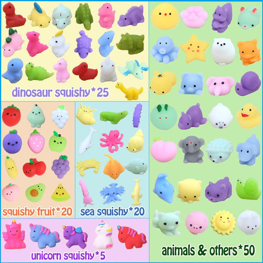 Albiuev kawaii squishy toys variety pack for stress relief and fun