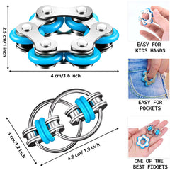 ALDMIO Key Flippy Chain close-up, portable fidget for focus and calm in any setting