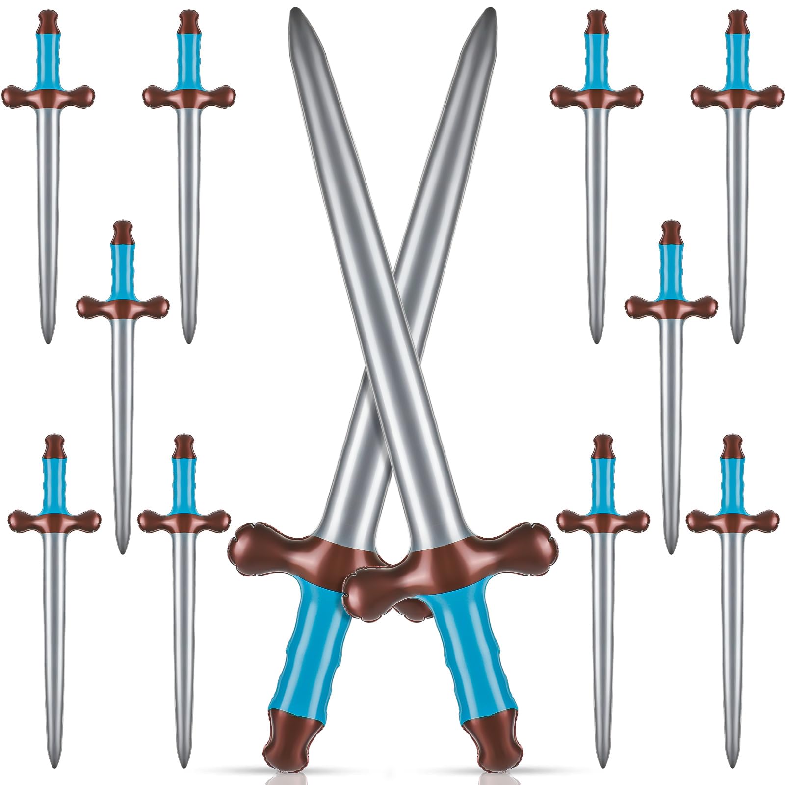 ALDMIO inflatable pirate sword 24in for safe pool play and cosplay.