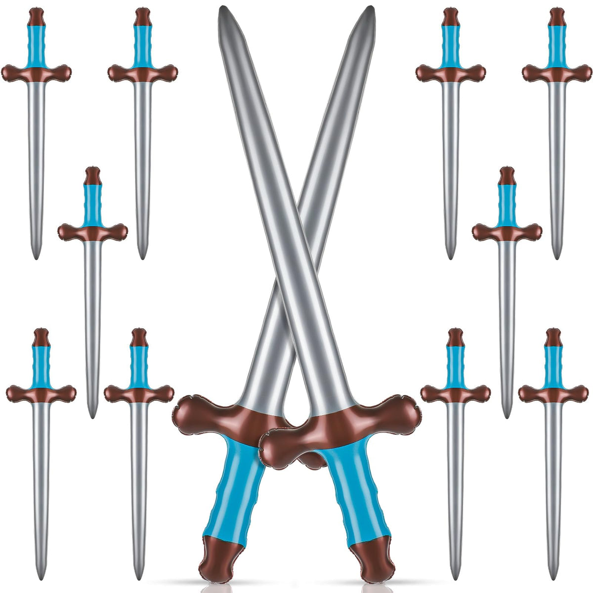 ALDMIO inflatable pirate sword 24in for safe pool play and cosplay.