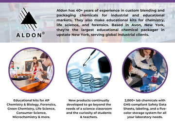 ALDON forensic blood typing kit crime scene sample for evidence analysis practice