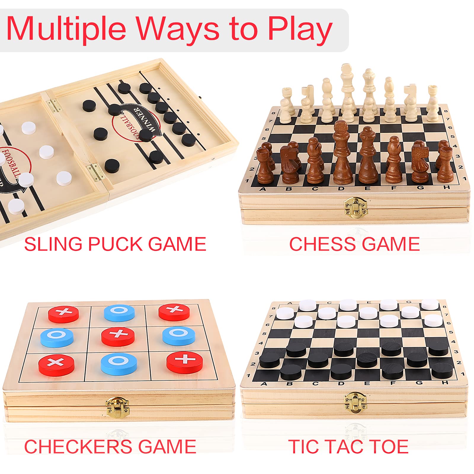 Alemard sling puck folded board for compact storage and quick setup.