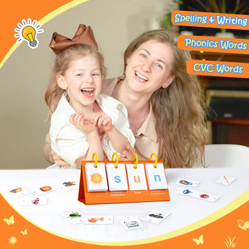 Alened green-consonant orange-vowel code cards—color cues aid phoneme recognition.