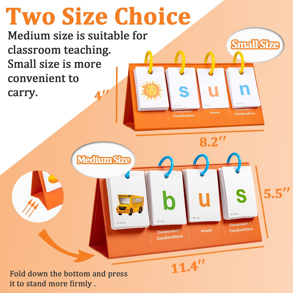 Alened CVC word builder cards—interactive word construction to boost phonics fluency.