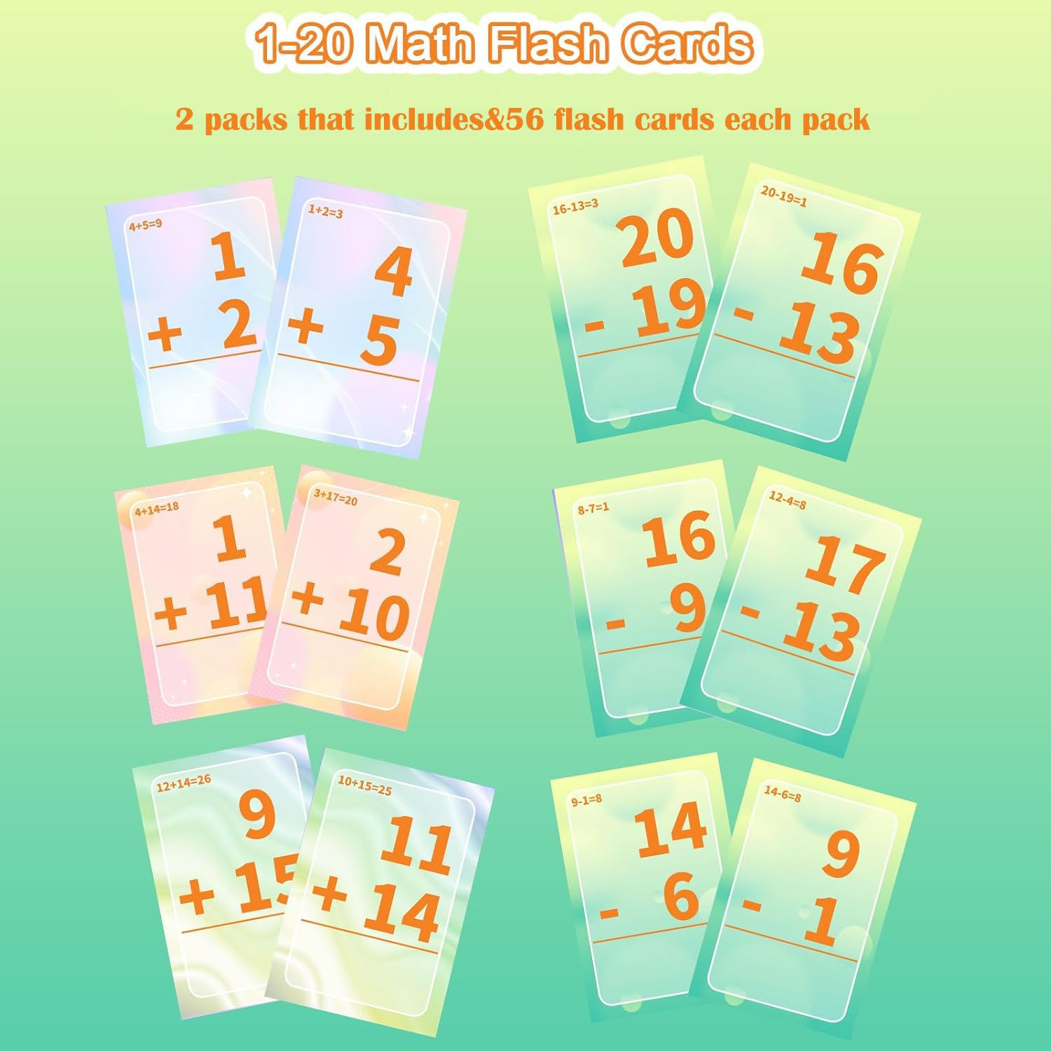 Alened flash cards portable and ready for on-the-go learning.