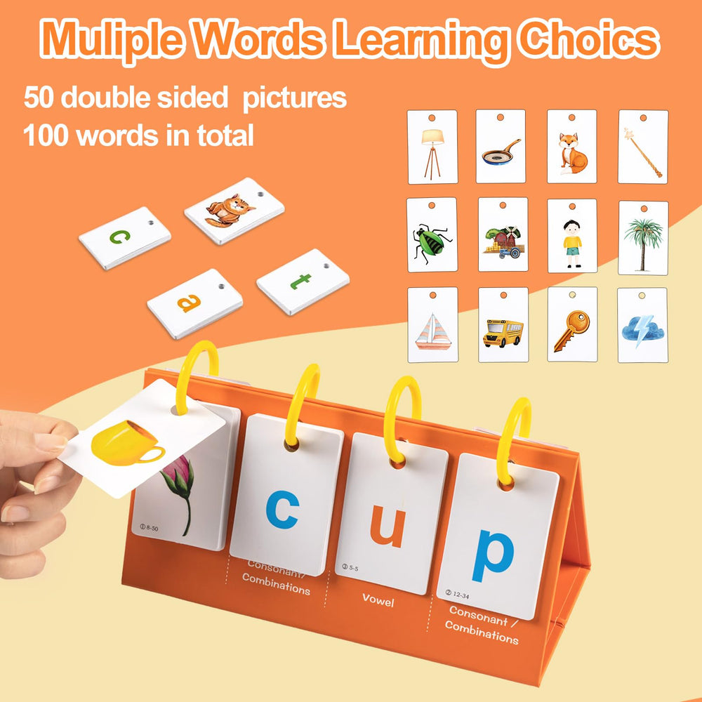 Alened Phonics cards ring system—easy to flip and organize for group work.