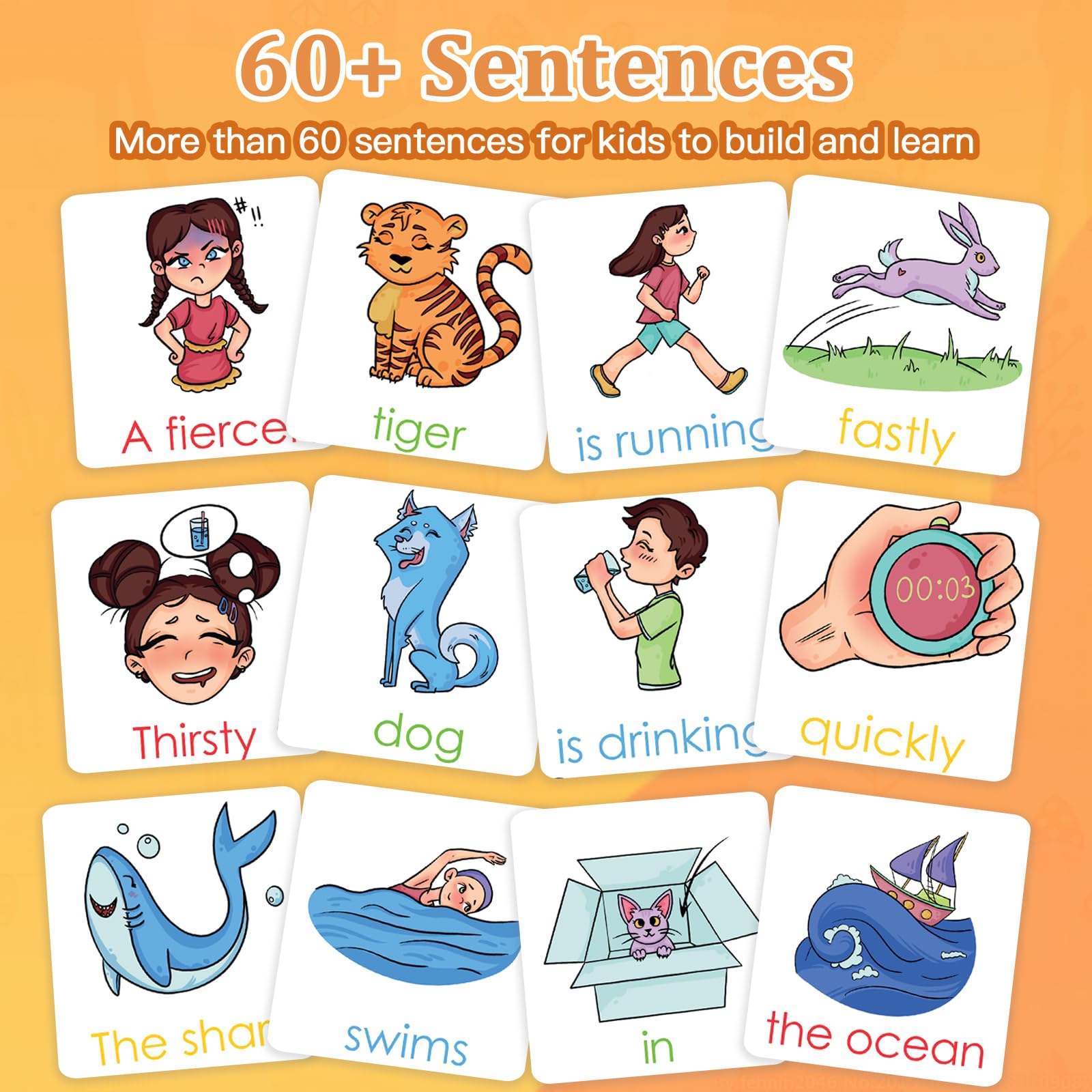 Alened Phonics flash cards use durable materials for repeated use in schools and homeschooling.