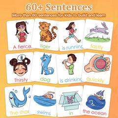 Alened Phonics flash cards use durable materials for repeated use in schools and homeschooling.
