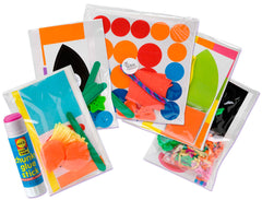 Alex Little Hands Paper Plate Bugs pipe cleaners and pieces for colorful bug designs