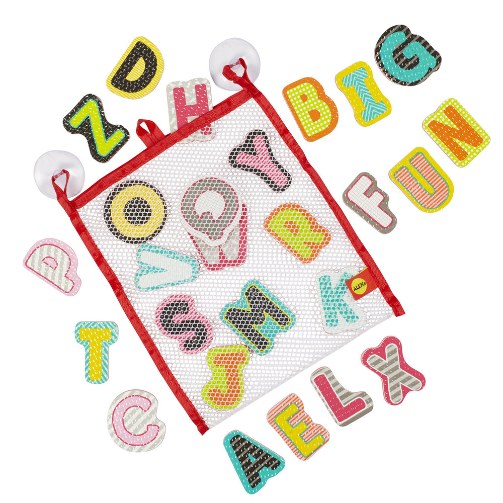 Alex Toys 26-letter set helps kids build words during bath play